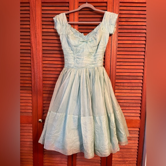 Vintage 1950’s Fit & Flare Dress - Picture 8 of 9